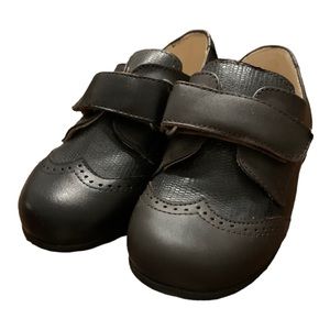 Pagano, Little Boys Leather Dress Brogue Shoes, Size 24, Toddler, US Size 8